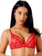 Encore Padded High Apex Bra - Allure Red