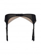 Encore Suspender - Black/Nude