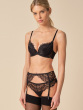Swirl Suspender - Black