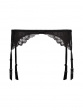 Swirl Suspender - Black