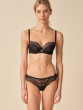 Swirl Thong - Black