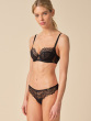 Swirl Thong - Black