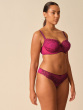 Swirl Thong - Raspberry