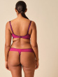 Swirl Thong - Raspberry