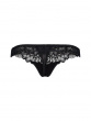 Swirl Thong - Black