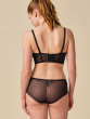 Swirl Non Padded Bralet - Black