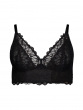 Swirl Non Padded Bralet - Black