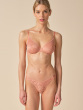 Glossies Lotus Thong - Cafe Creme