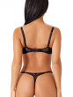 VIP Confession Strappy Thong - Black/Burgundy