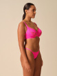 Envy Non Padded Plunge Bra - Pink Glo