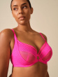 Envy Non Padded Plunge Bra - Pink Glo