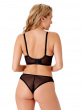 Suspense Longline Padded Bra - Black