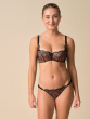 VIP Devotion Uplifting Balconette Bra - Black