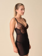 VIP Devotion Plunging Slip - Black