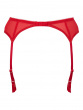 VIP Audacious Suspender - Red, sultry & seductive. Soft stretch elastic strapping. Gossard lingerie, back suspender model
