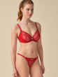 Viva Non Padded Plunge Bra - Tango Red