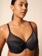 Glossies High Apex Light Padded Bra - Black