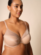 Glossies High Apex Light Padded Bra - Beige