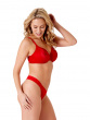 Glossies Tanga Thong - Salsa Red