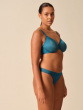 Glossies Tanga Thong - Teal