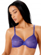 Glossies Sheer Moulded Bra - Spectrum Blue