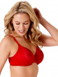 Glossies Sheer Moulded Bra - Salsa Red