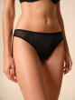 Glossies Thong - Black