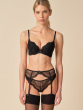 Superboost Lace Suspender - Black