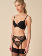 Superboost Lace Suspender - Black