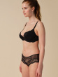 Superboost Lace Padded Plunge Bra - Black