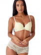 Superboost Lace Padded Plunge Bra - Lemon
