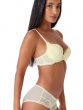 Superboost Lace Padded Plunge Bra - Lemon