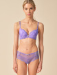 Superboost Lace Padded Plunge Bra - Purple Hebe