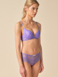 Superboost Lace Padded Plunge Bra - Purple Hebe