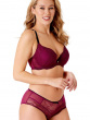 Superboost Lace Padded Plunge Bra - Purple Potion
