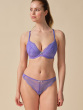 Superboost Lace Padded Plunge Bra - Purple Hebe