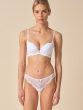 Superboost Lace Padded Plunge Bra - White