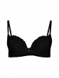 Superboost Lace Padded Plunge Bra - Black