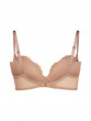 Superboost Lace Padded Plunge Bra - Nude