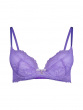 Superboost Lace Padded Plunge Bra - Purple Hebe
