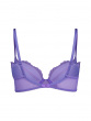 Superboost Lace Padded Plunge Bra - Purple Hebe