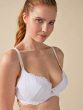 Superboost Lace Padded Plunge Bra - White