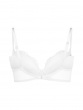 Superboost Lace Padded Plunge Bra - White