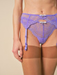 Superboost Lace Suspender - Purple Hebe