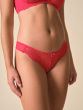Superboost Lace Thong - Rose Red