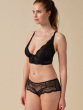 Superboost Lace Deep V Bralet - Black