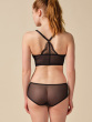 Superboost Lace Deep V Bralet - Black