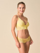 Superboost Lace Deep V Bralet - Lemon