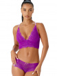Superboost Lace Deep V Bralet - Orchid
