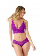 Superboost Lace Deep V Bralet - Orchid
